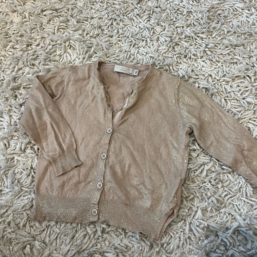 Stella McCartney Girl’s glitter cardigan! ✨